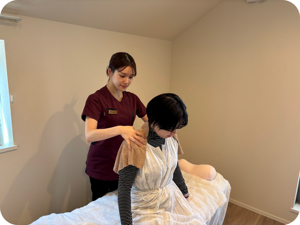 施術後の様子